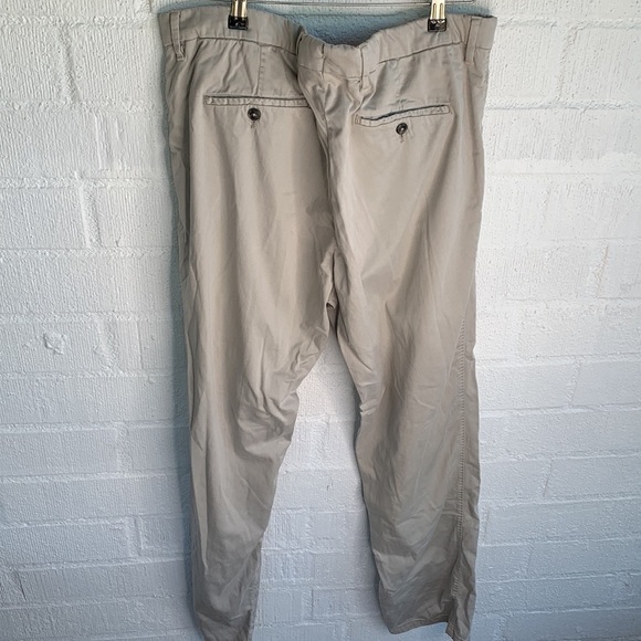 Nordstrom Zachary Prell Khaki Trouser Aster Fit Stretch Pants sz 40 - Picture 3 of 5